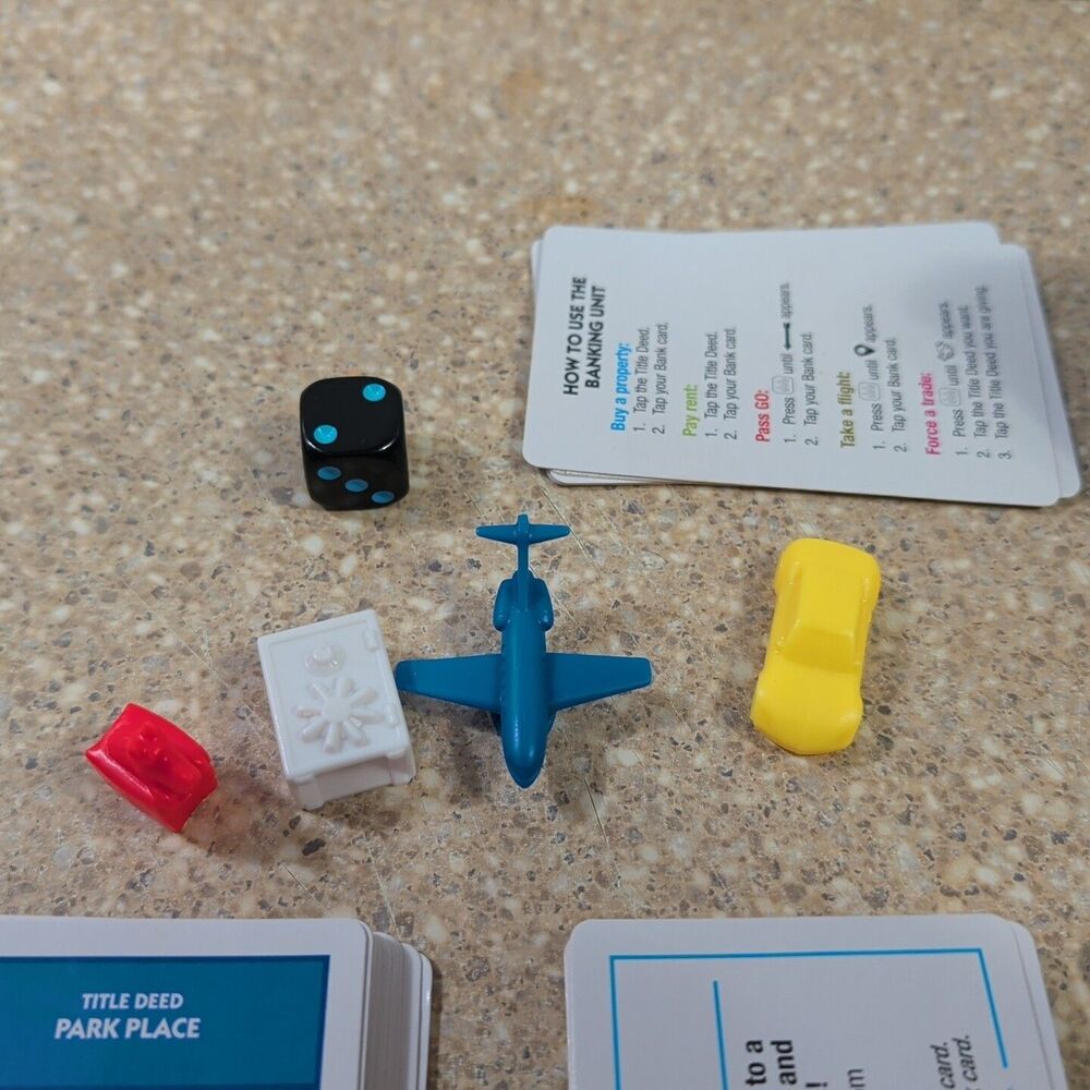 Monopoly Super Electronic Banking Unit, Bank Cards, Chance, Property, Game Piece - Picture 5 of 5